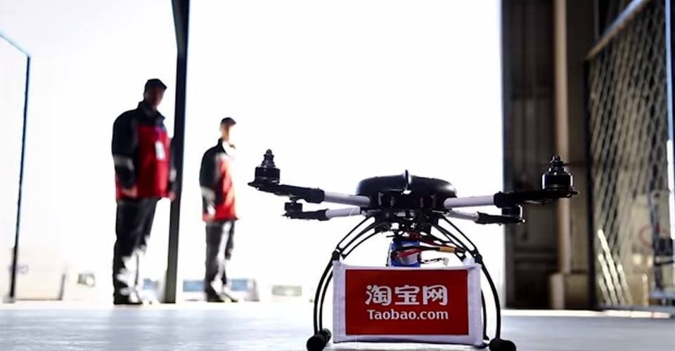 alibaba drone delivery drones china