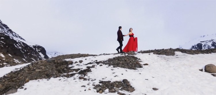 Canadees koppel laat prachtige trouwvideo maken met drones