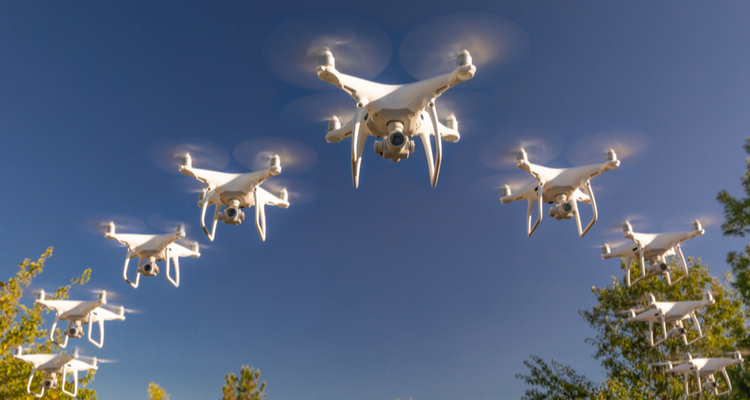 Mysterieuze zwerm drones zet politie voor een raadsel