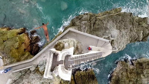 dronestagram-cliff-diver-mazatlan-mexico